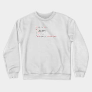 Tea Source Code Crewneck Sweatshirt